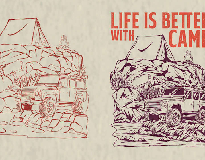 Cover image for LIFE IS BETTER WITH CAMP :: Behance