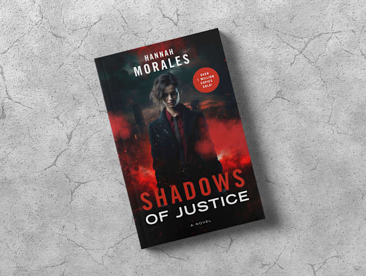 Cover image for Shadows of Justice Thriller Book Cover Design Template
