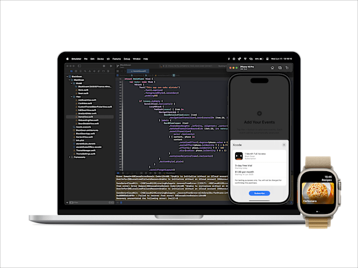 Cover image for Multiplatform iOS and watchOS App Development