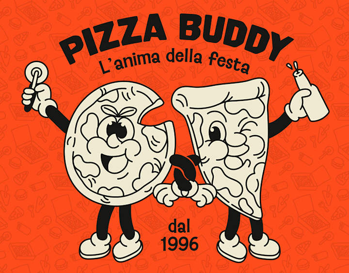 Cover image for Pizza Buddy - Italian pizzeria branding