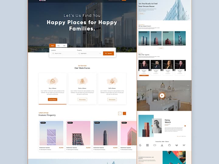 Cover image for Real Estate Landing Page