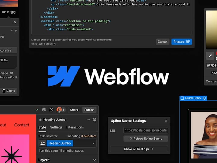 Cover image for Webflow • Development