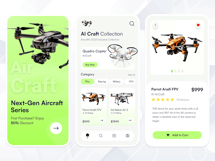 Cover image for Shopping App - Drone 