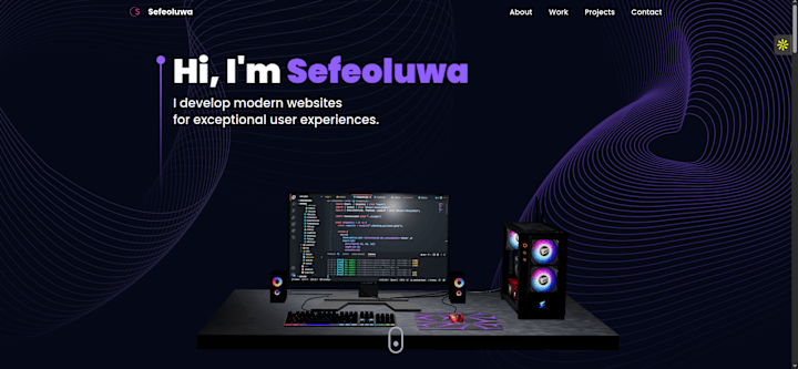 Cover image for 3D Interactive Portfolio Development