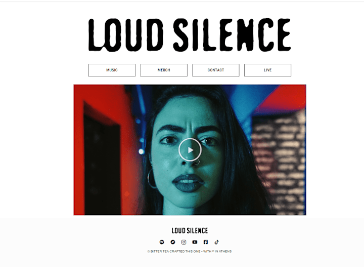 Cover image for Custom Landing Page - Loud Silence Band