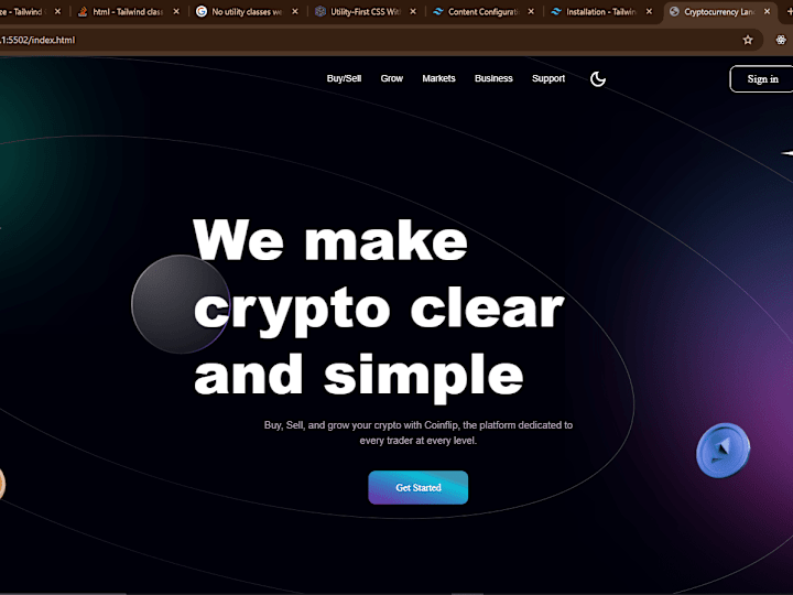 Cover image for Crypto website