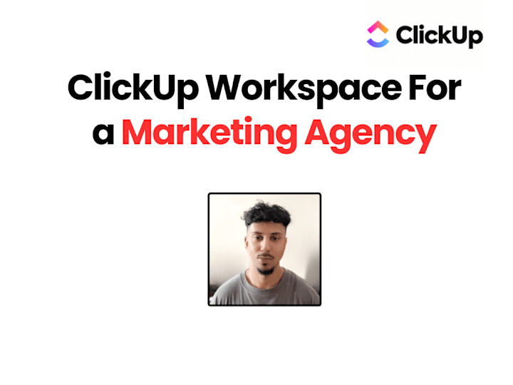 Cover image for ClickUp Setup For Marketing Agency