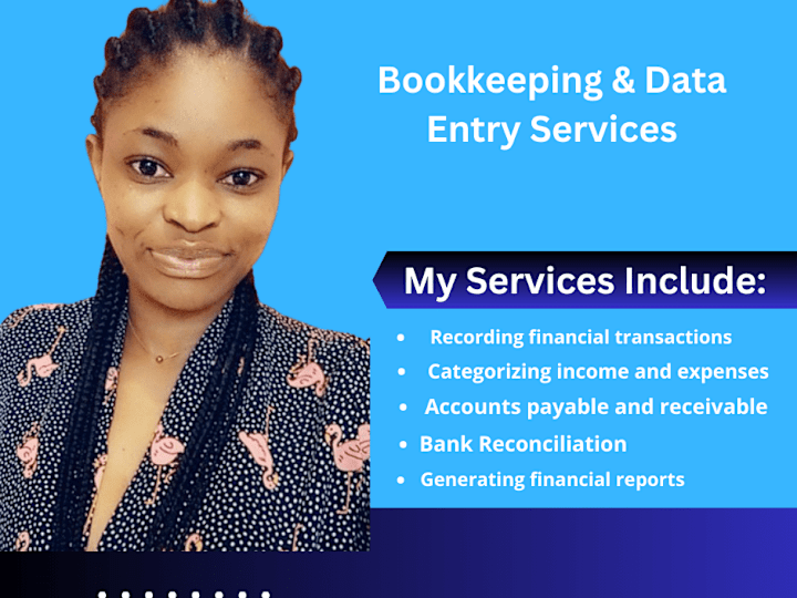 Cover image for organized bookkeeping services using QuickBooks Online