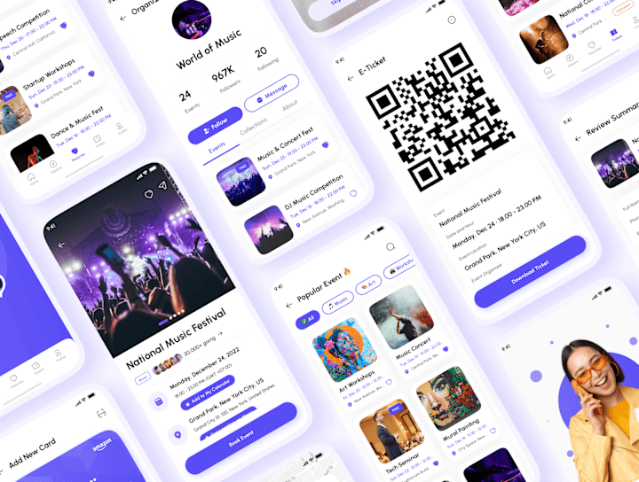 Cover image for Event Booking Ui design App