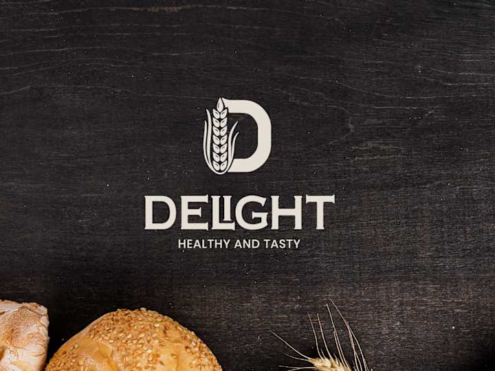 Cover image for Delight bakery logo design