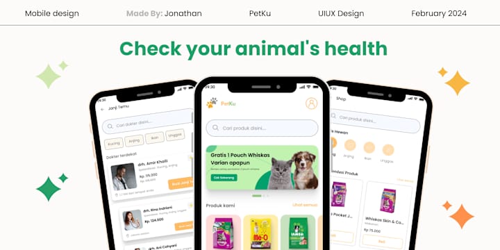 Cover image for UI Design for Pet care