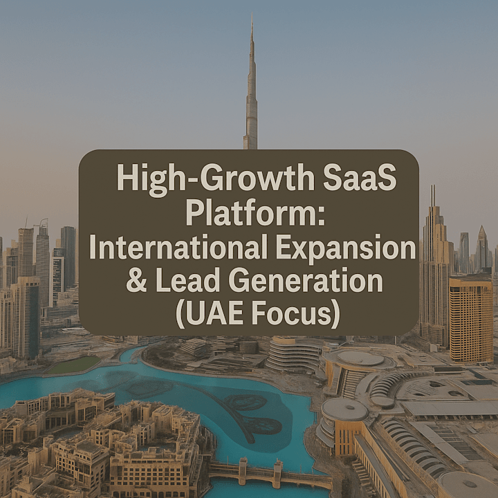 Cover image for Digital Marketing Strategy for SaaS Expansion in UAE