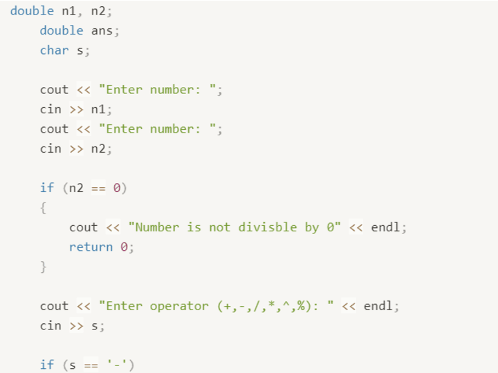 Cover image for Calculator using C++