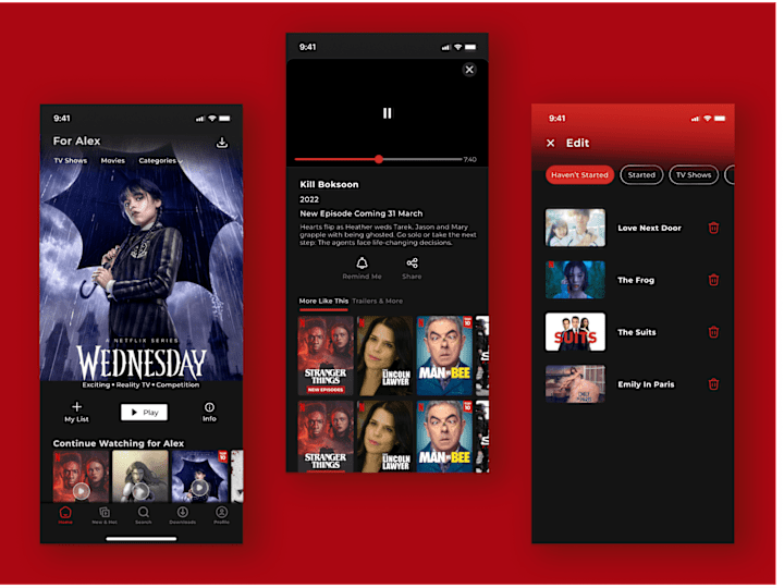 Cover image for Netflix App Redesign