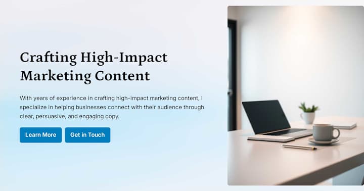 Cover image for Crafting High-Impact Marketing Content