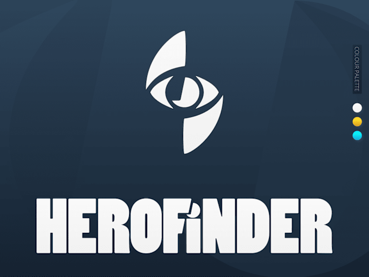 Cover image for HeroFinder Logo Design
