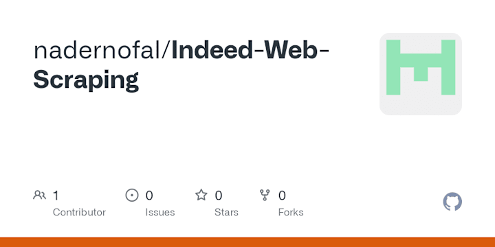 Cover image for Indeed-Web-Scraping for job listings