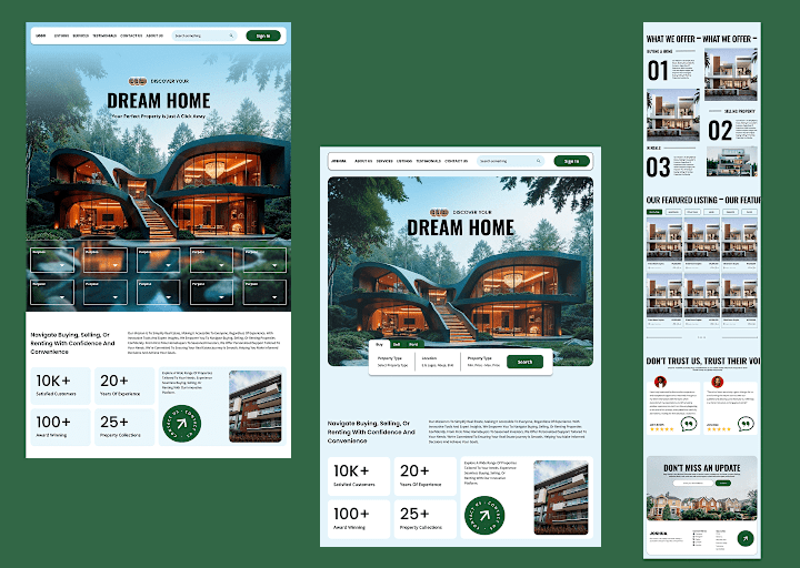 Cover image for Real Estate Landing Page