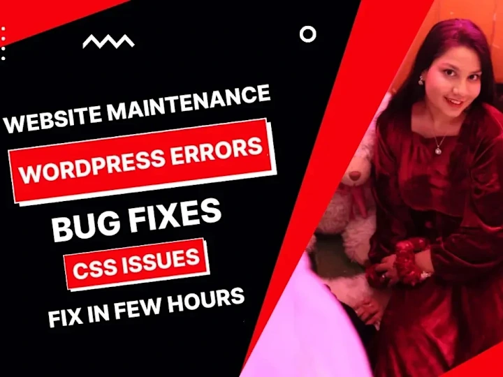 Cover image for I will fix wordpress issues, website maintenance, wordpress help