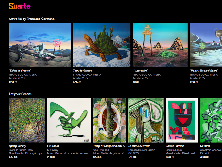 Cover image for Suarte | The Social Art Sales Platform