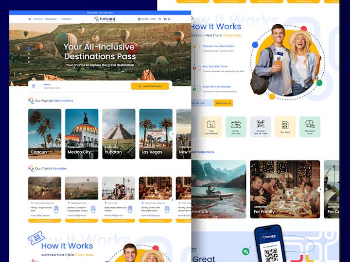 Cover image for Turicard - Travel Agency Website