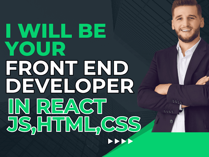 Cover image for I will build your Front End Website In React Js