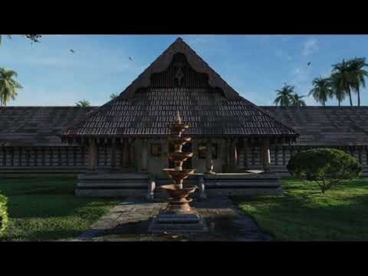 Cover image for MANDIR - A Traditional Kerala Temple   #3d #3danimation #kantar…