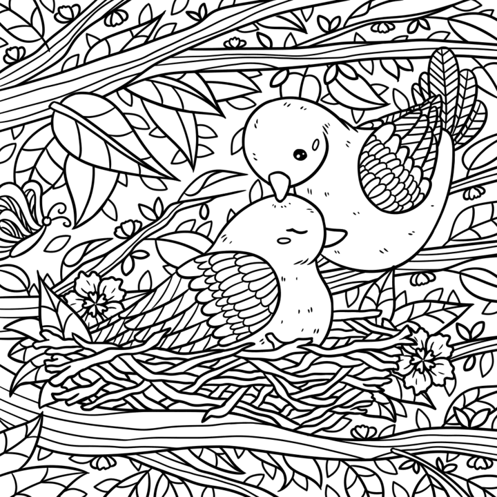 Cover image for Springtime Magic Coloring Book