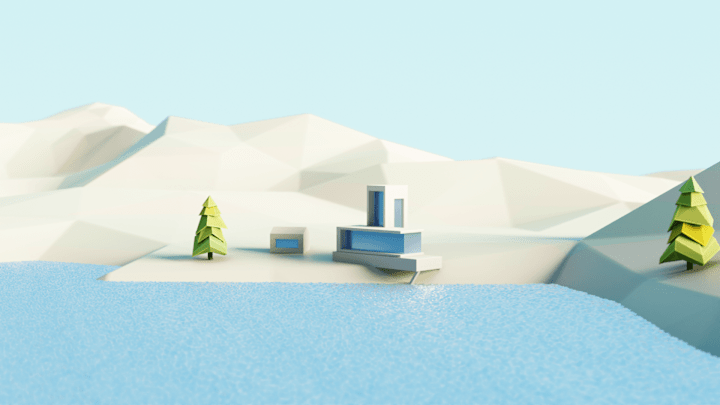 Cover image for Lowpoly 3D Environment Design in Blender