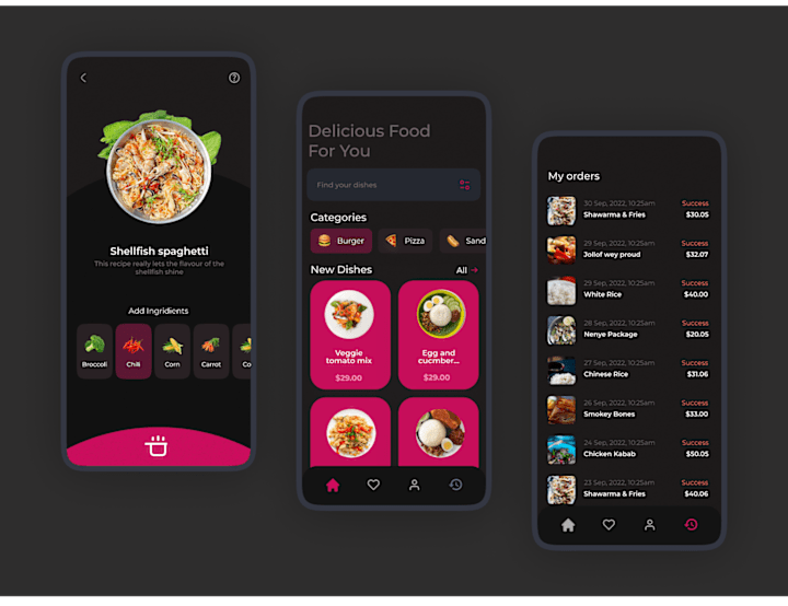Cover image for Food and kitchen-focused mobile app