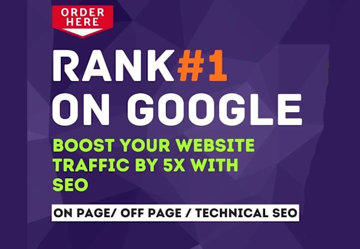 Cover image for Google First Page Ranking Guarantee any Website