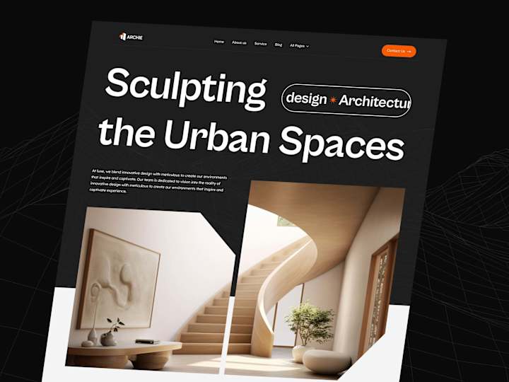 Cover image for Archi - A Modern Architectural Services Website Design