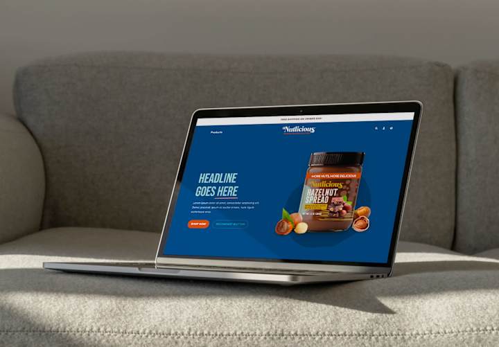 Cover image for Nutlicious | Ecommerce UI Design