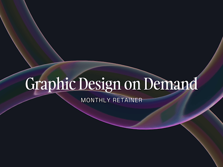 Cover image for Graphic Design On Demand - Retainer