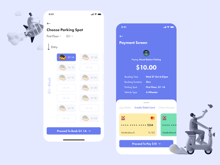 Cover image for Parking app concept