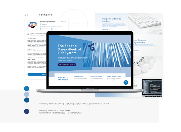 Cover image for Techgrid Landing Page