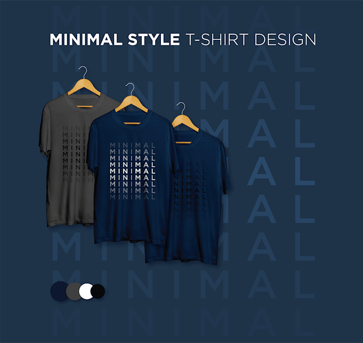 Cover image for Minimal and unique t-shirt design on Behance