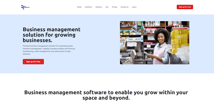 Cover image for Inventory management SAAS