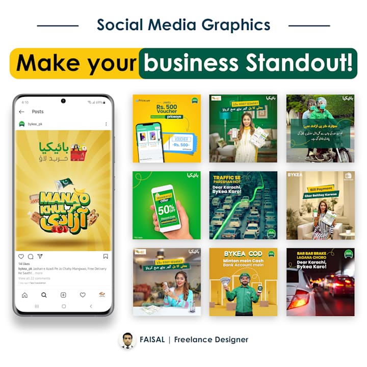 Cover image for Social Media graphics designing