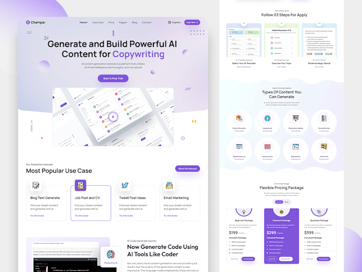 Cover image for AI Content Generation Template Project