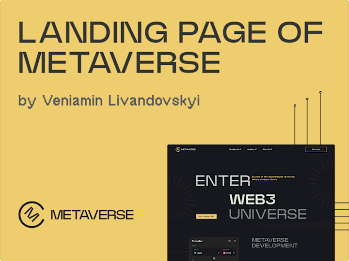 Cover image for UI Design of landing page