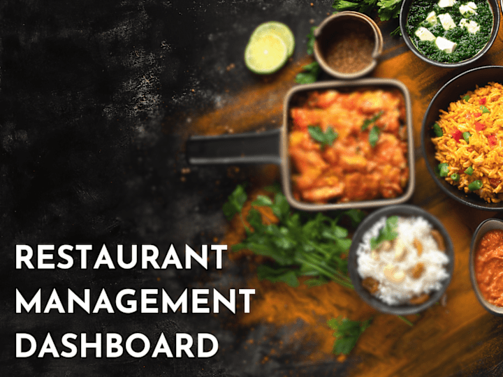 Cover image for Restaurant Management Dashboard