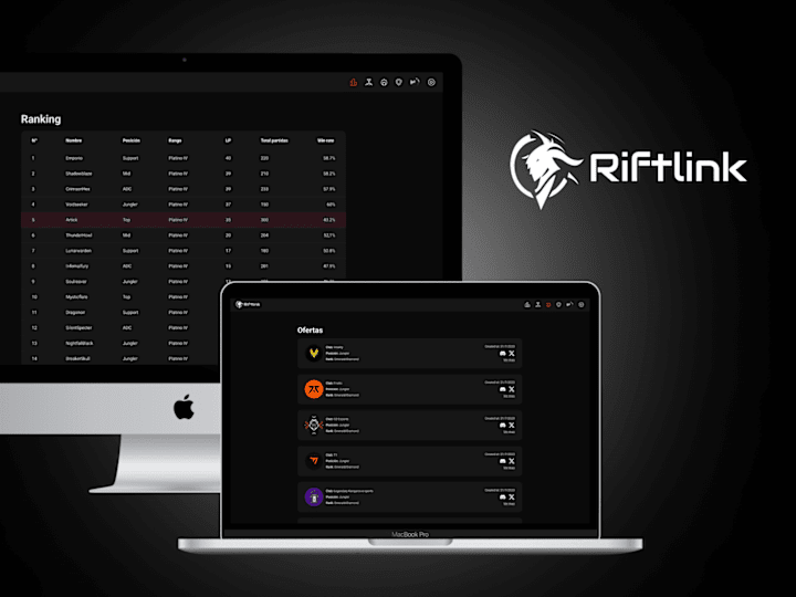 Cover image for Riftlink - Gaming Social Network