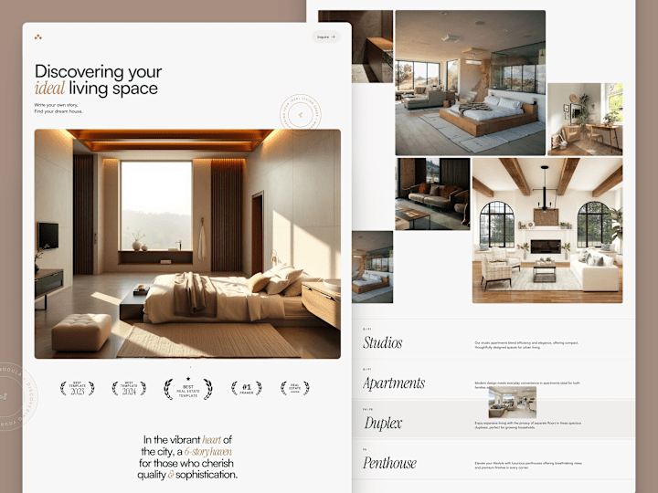 Cover image for Residencia - a Real Estate Framer Template