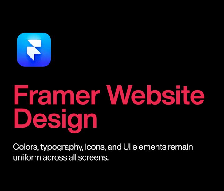 Cover image for Framer Website Design