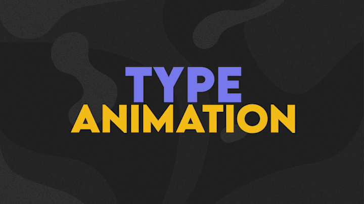 Cover image for Typography Animation