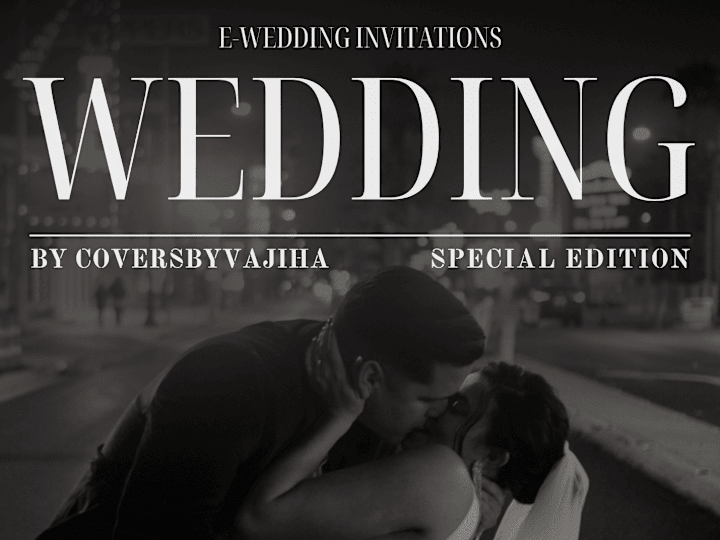 Cover image for 𖦆—E-Wedding Invitations