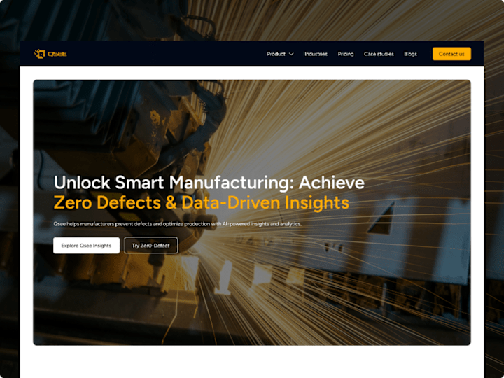 Cover image for Qsee - Framer Website Redesign