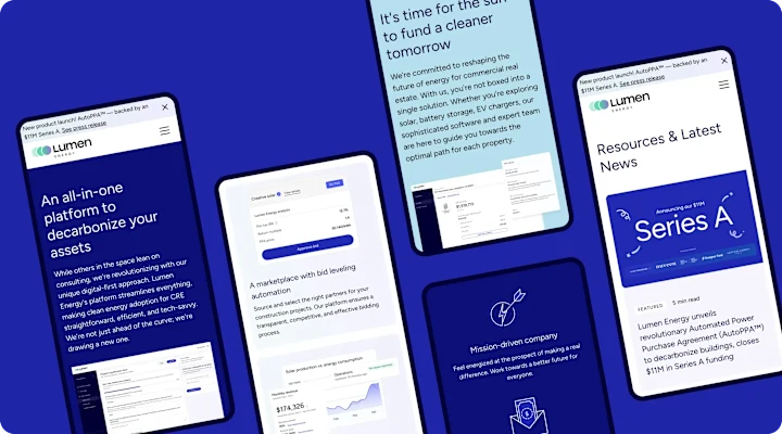 Cover image for Web Design for Clean Tech SaaS Startup