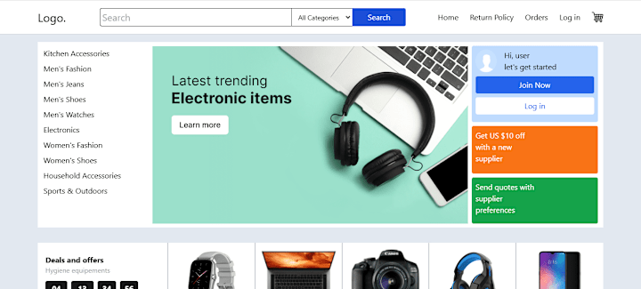 Cover image for Ecommerce Website